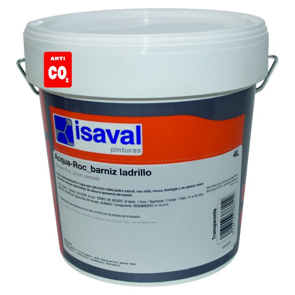 Лак для камня акриловый на водной основе Аква-Рок 4л = 40м2/слой Isaval